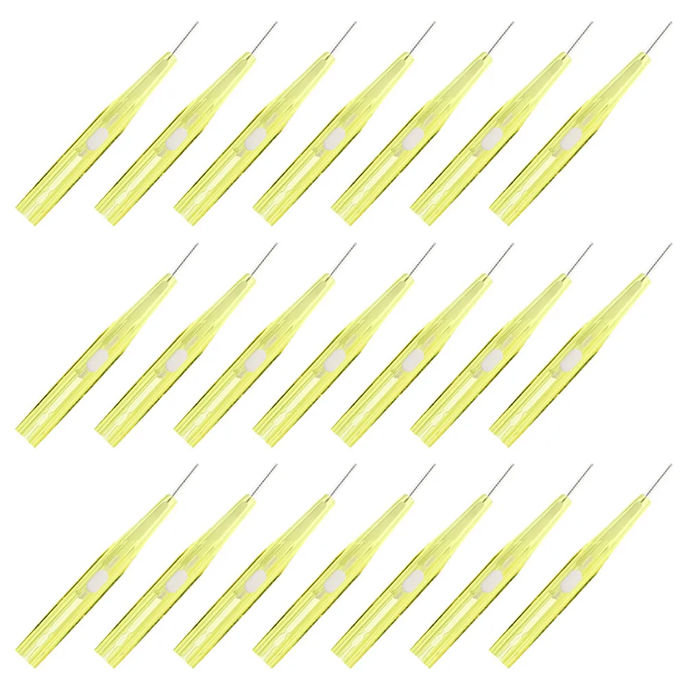 치아 청소용 30개입 치간 브러쉬 1.0-1.2mm 컴팩트 사이즈 부드러운 이쑤시개 치아 사이 교정기용 구강 위생용품