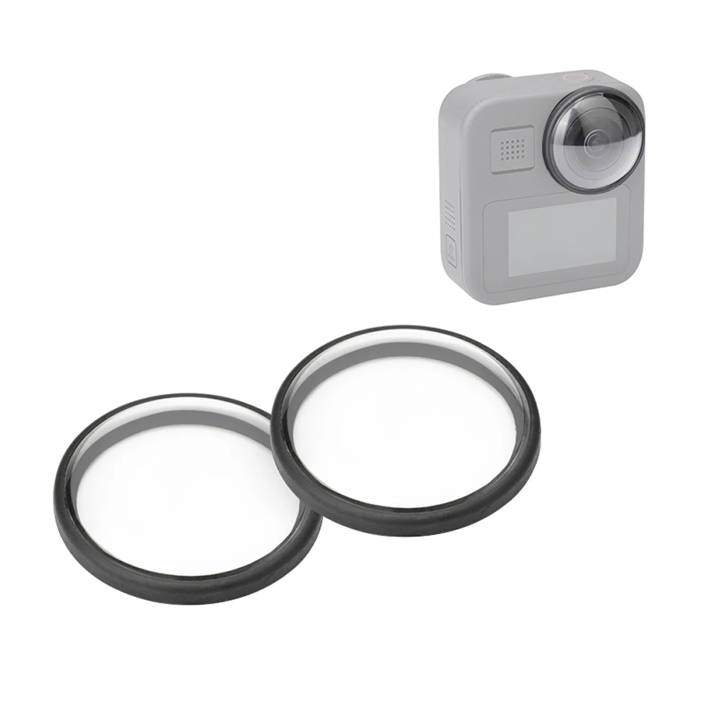 Per Gopro Max Copriobiettivo 2 Pezzi Copertura Protettiva In Acrilico Impermeabile E Antiolio Previene I Graffi Ideale Per Action Cam