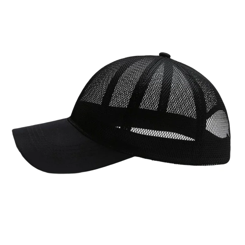 Summer Quick Dry Full Mesh Cap Rigorous Sturdy Brim Convenient Comfortable Adjustable