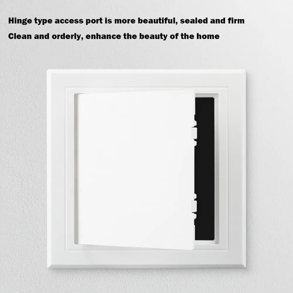 Universal White Access Panel Door Plastic Removable Opening Flap Cover Plate Inspection Hole Doors Wall Ceiling access panel