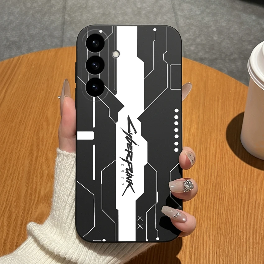 Abstract Art Pattern Soft Matte Silicone Phone Case - High-Quality Bumper Shell