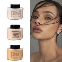 Poudre libre contrôle de l'huile banane poudre de luxe pour les femmes fond de teint poudre bouteille surligneur beauté maquillage soyeux doux miel 1