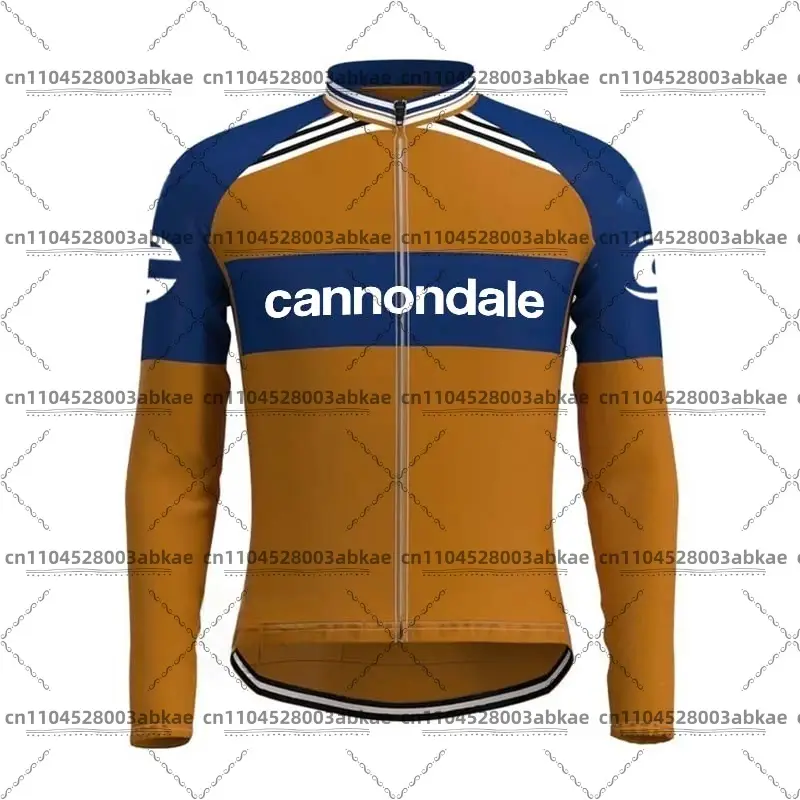 Cannondale Men's Long Sleeve Thin Cycling Jersey Spring and Autumn Anti-UV Mesh Mountain Bike Clothing - Image 13