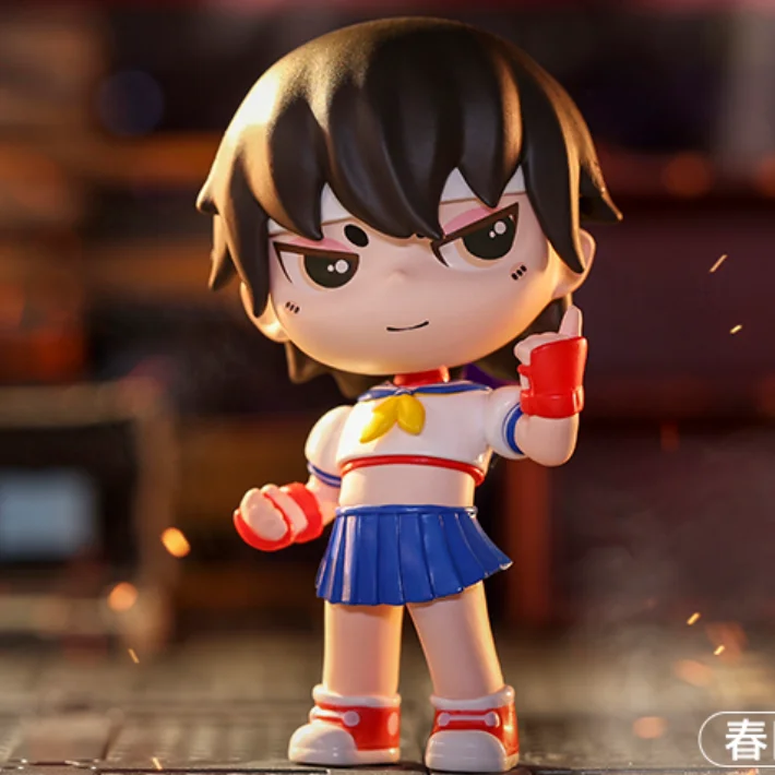 thumbnail image 1 of POP MART Street Fighter Duel Classic Character Series Blind Box Toy, figuras de acción Kawaii, caja misteriosa, regalo de cumpleaños para niños, 1 of 5