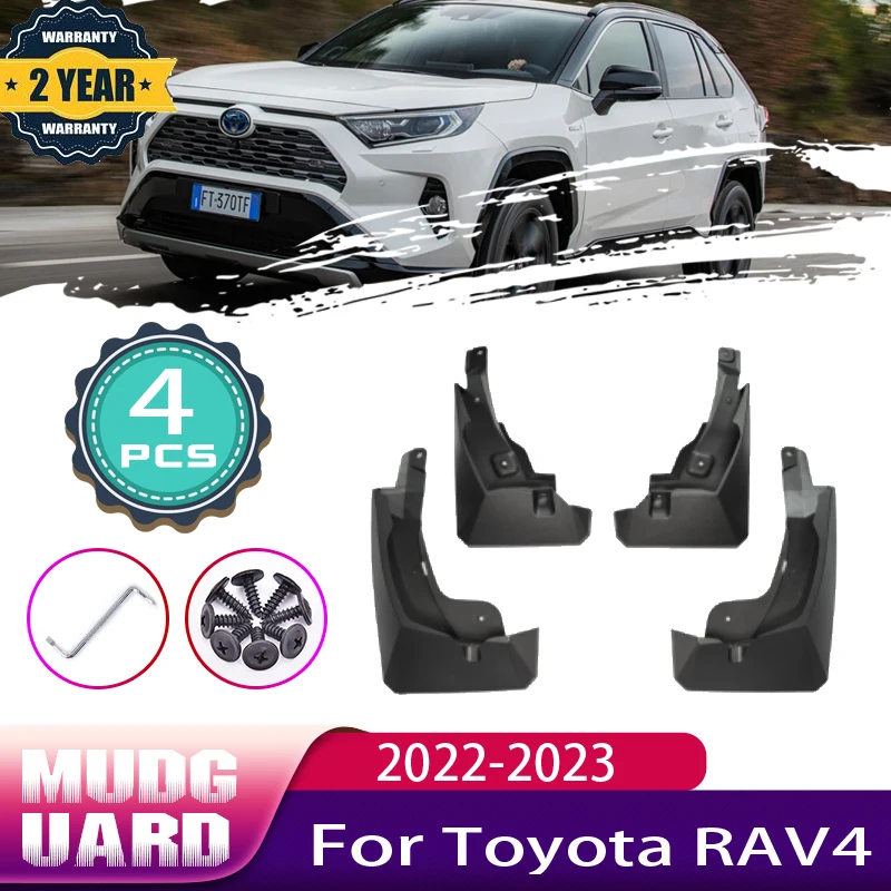 

4x Car Mud Flaps for Toyota RAV4 XA50 2.0 4WD Accessories 2022 2023 Mudguards Mud Splash Guards Fender Mudflaps Auto Accessories