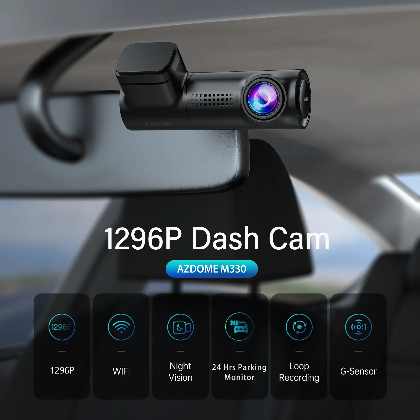 Front And Rear Motion Dash Cam Front 4K: Mini Dash Cams For Cars, 2160P With Free 32GB Card, WiFi Dash Camera With APP, WDR Night Vision, 24 Hours Parking Monitor Dashcams, G-Sensor