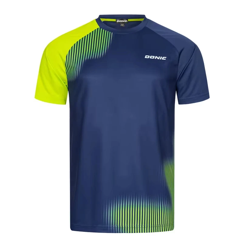 2025 Summer Table Tennis Shirt Men's and Women's Breathable Short Sleeve Table Tennis T-shirt Quick drying Sports Shirt