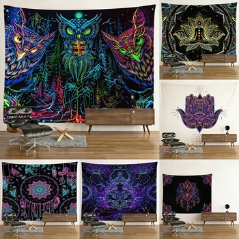 Glow in Dark UV Tapestry 1