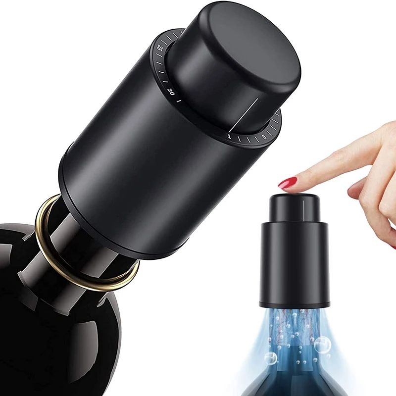 FLYMUYU Vacuum Wine Bottle Cap Stopper Sealed Storage Vacuum Memory