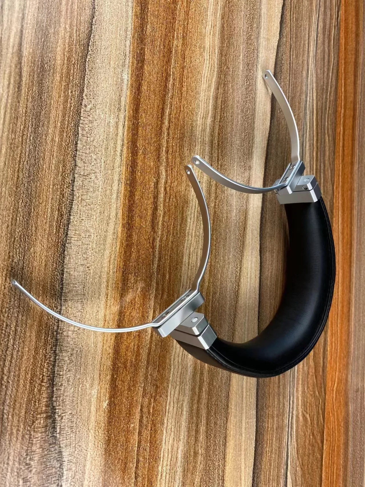 DIY 85mm-115MM Hook opening Headband For Large Headphones Metal Braket 360 Degree Rotatable Genuine Sheepskin Leather Top band