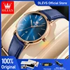 OLEVS Men's Watches Top Brand Luxury Waterproof Ultra Thin Date Clock Male Steel Strap Classic Quartz Watch Men Business Watches 1
