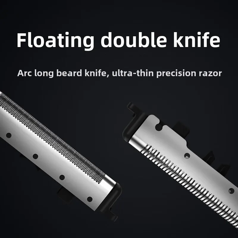 Electric Razor Electric Shaver Cordless Shaver Mijia Reciprocating Double Blades IPX7 Magnetic Blade Holder Type-c Rechargeable Portable