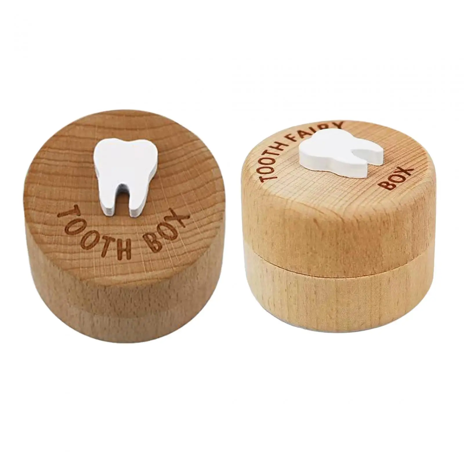 

Tooth Holder Collection Box Tooth Container Case for Birthday Gift Children