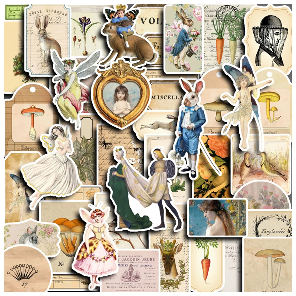 

10/30/50pcs Artsy Aesthetic Cartoon Graffiti Stickers Decals Toys DIY Album Diary Stationery School Supplies DecorationSticker