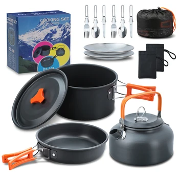 Ensemble d'ustensiles de cuisine de camping/Survie
