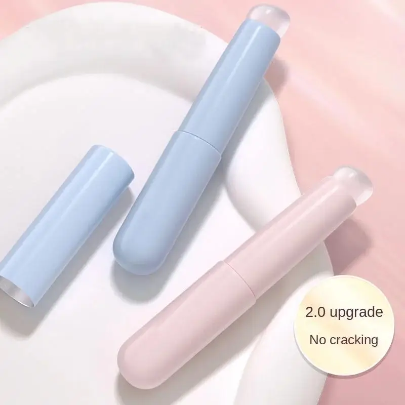 Silicone Lip Brushe with ABS Plastic Handle, Portable Lipstick & Lip Balm Applicator with Cap,Perfect Blending & Smudge Cover 2