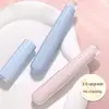 Silicone Lip Brushe with ABS Plastic Handle, Portable Lipstick & Lip Balm Applicator with Cap,Perfect Blending & Smudge Cover 2