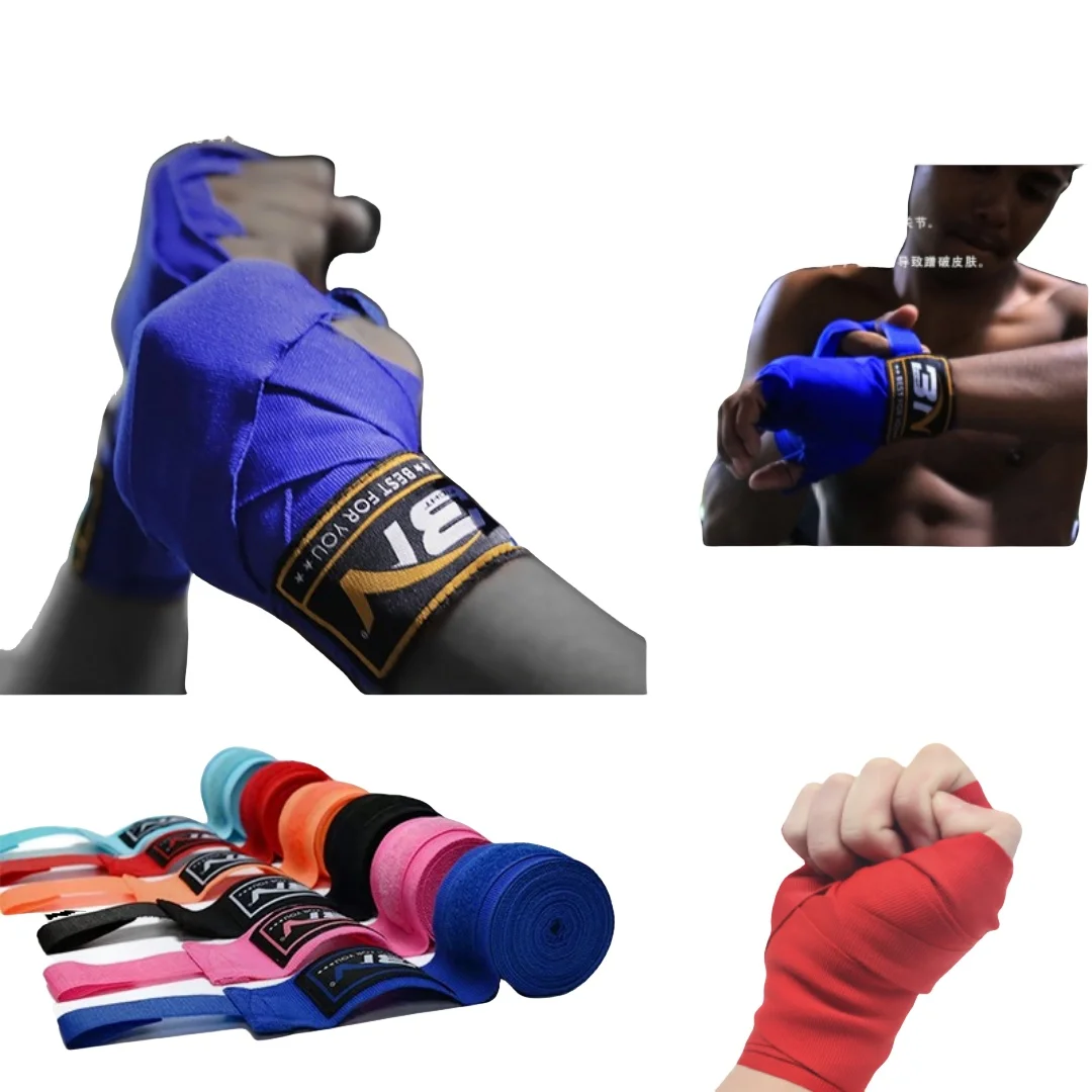 BN Low Elastic Nylon MMA Muay Thai Boxing Hand Wraps