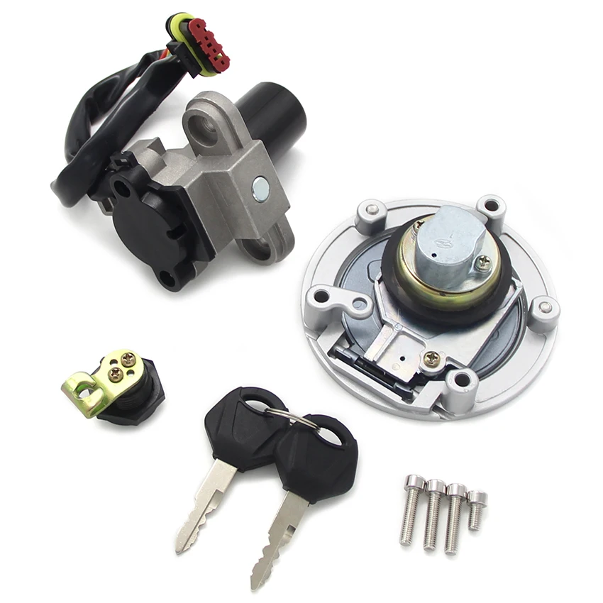 

Moto Fuel Gas Ignition Switch Lock With Key Kit For MV Agusta F4 750 AGO SENNA SPR SERIE ORO 750S 800090249 800093340 800093341
