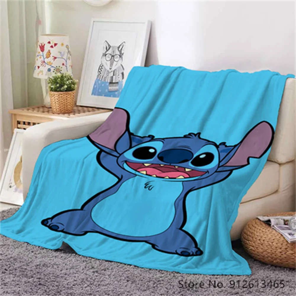 Lilio & Stitch-manta Personalizada Para Niños Y Adultos, Manta De Felpa De  Terciopelo, Decoración Cálida Para El Hogar, Sofá, Regalo Unisex - Manta -  AliExpress