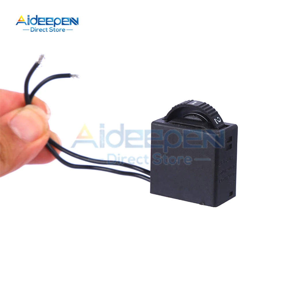 230V 6A 6 ความเร็วขัดสวิทช์เครื่องมือไฟฟ้าตัวควบคุมความเร็วไฟฟ้าเครื่องบดตัวควบคุมความเร็วสวิทช์เครื่องขัด 1