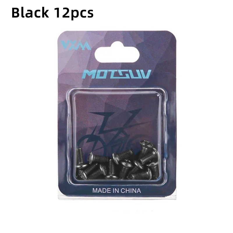 Lot de 12 vis M5 x 9 mm T25 pour frein à disque de vélo pour Lot de 12 vis M5 x 9 mm T25 pour frein à disque de vélo pour