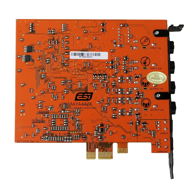 Placa De Audio Esi Pro Maya44 Usb 4 In 4 Out 20 Bit | Grey Music