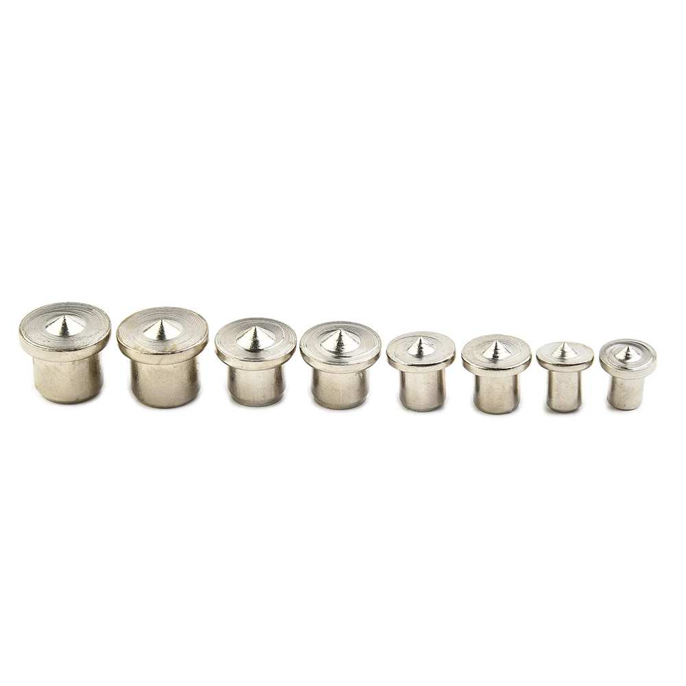 Wooden Dowel Pins 16pcs Dowel Centers Points Wood Timber Marker Hole Tenon Center Set Solid Hollow Locator Wooden Pin Center Punching Accessories