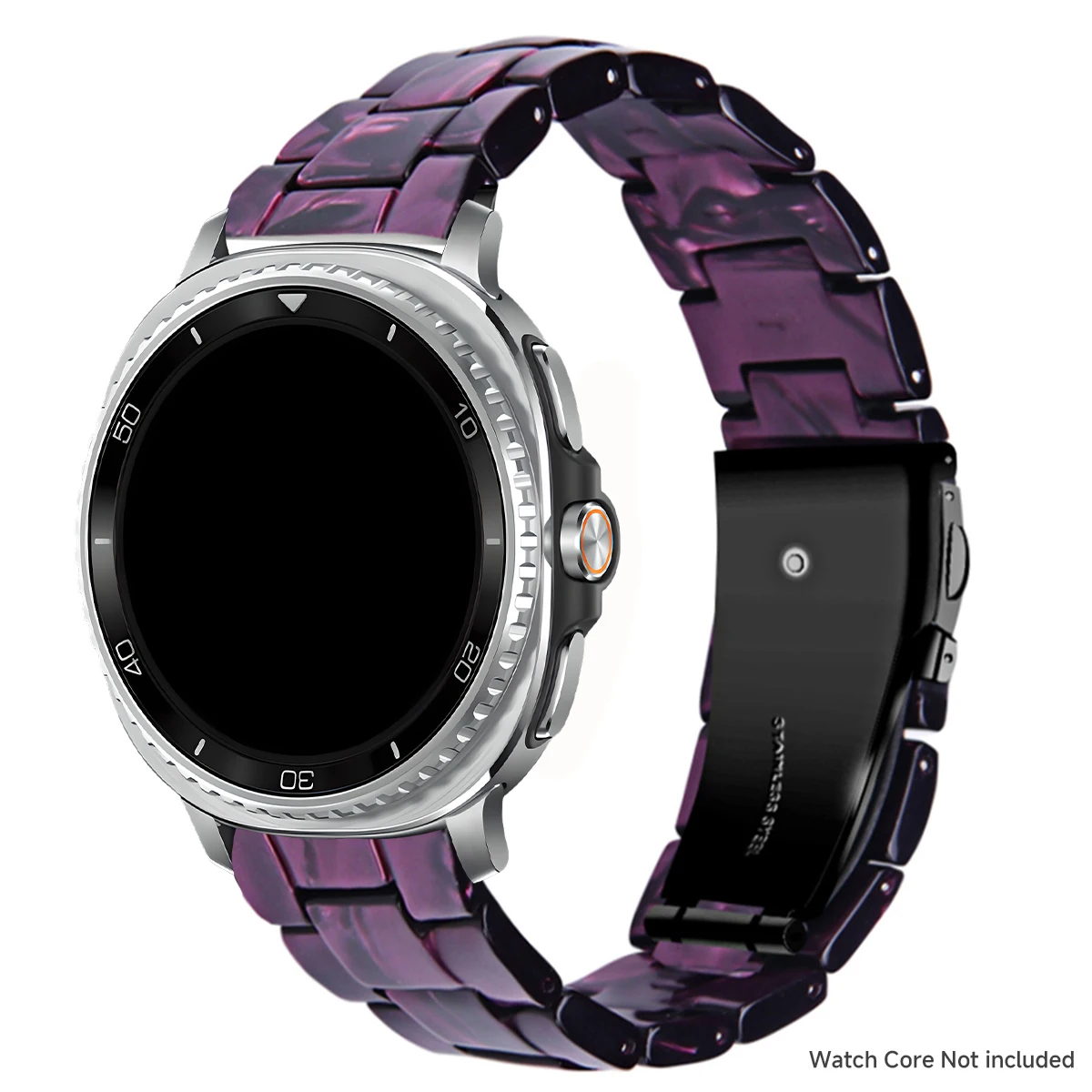 Luxury Transparent Resin Strap - Premium Link Bracelet