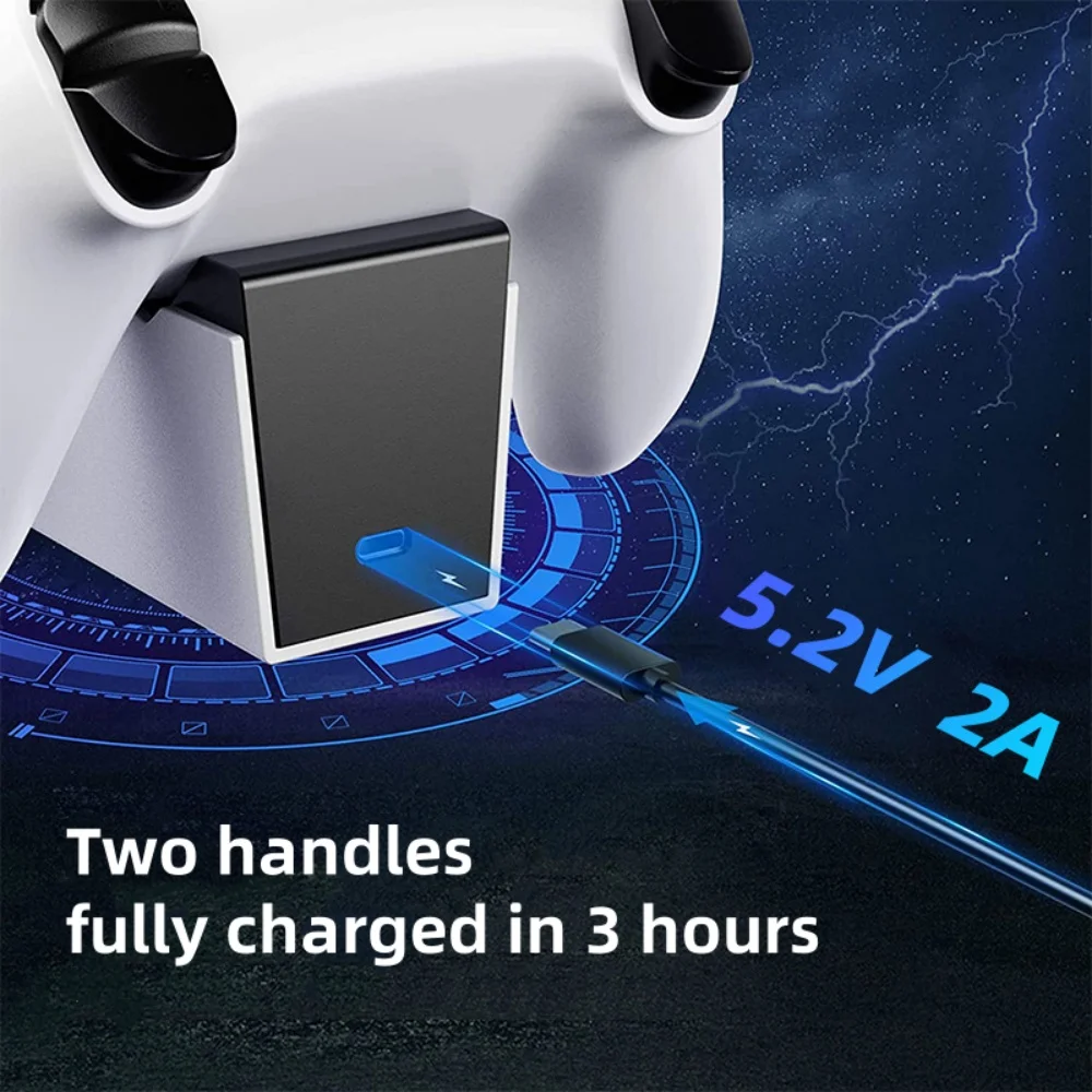 Dual Fast Charging Station with LED Indicator