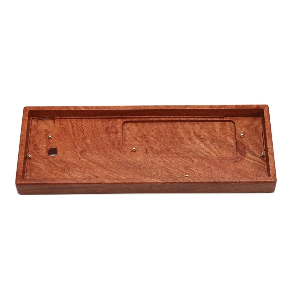Premium Wooden Keyboard Case with Wrist Rest for 60% Mechanical Keyboards - High Quality Finish