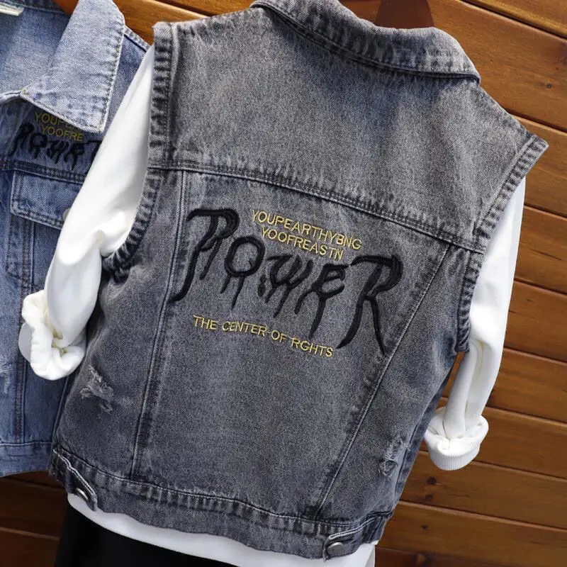 Kids Vest Cool Jackets Waistcoat Fall Clothes For Teenage Boys kids vest