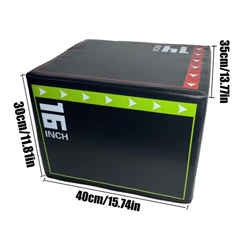 3in1 Plyometric Jumping Box Portable Ground Jumping Exercise Box Home Gym Conditioning Strength Training for Gym Conditioning