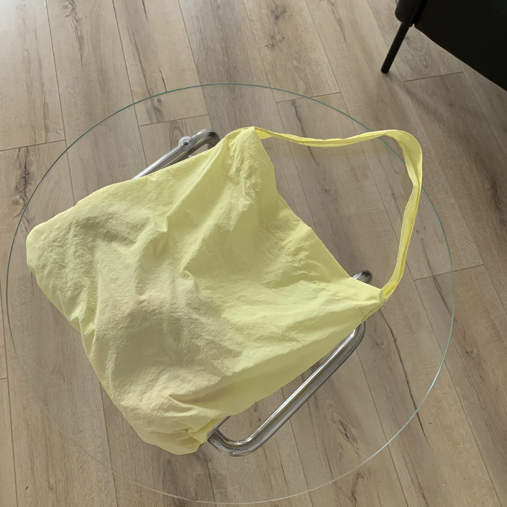 Bag New Korean Style Simple Thin Fabric Canvas Bag Leisure Solid Color Popular Design Shopping Tote Office Personality Handbag