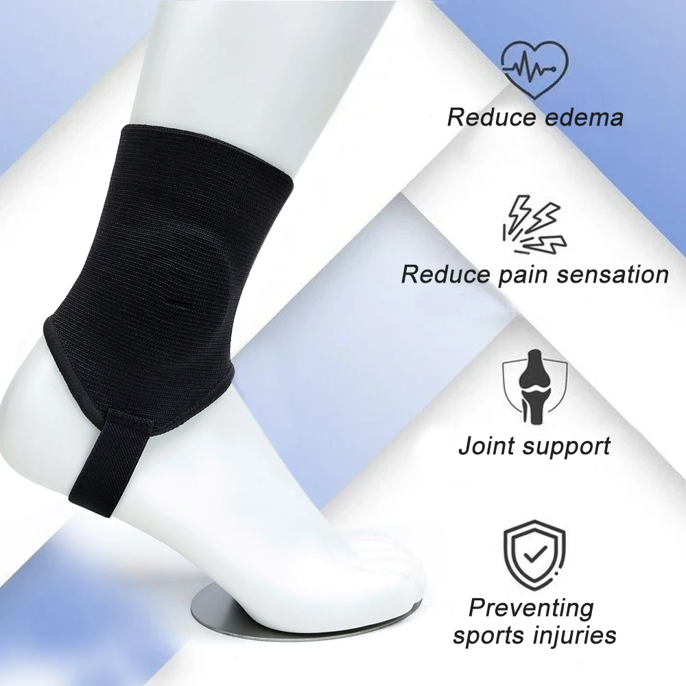 EVA Ankle Brace Anticollision Guards Dual Sided Pads for Soccer Football Volleyball 1Pair