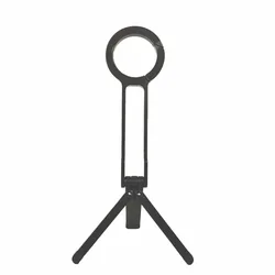 Compact Foldable Phone Tripod with Carabiner and Dual - Sided Magnetic Mount (Plastic)