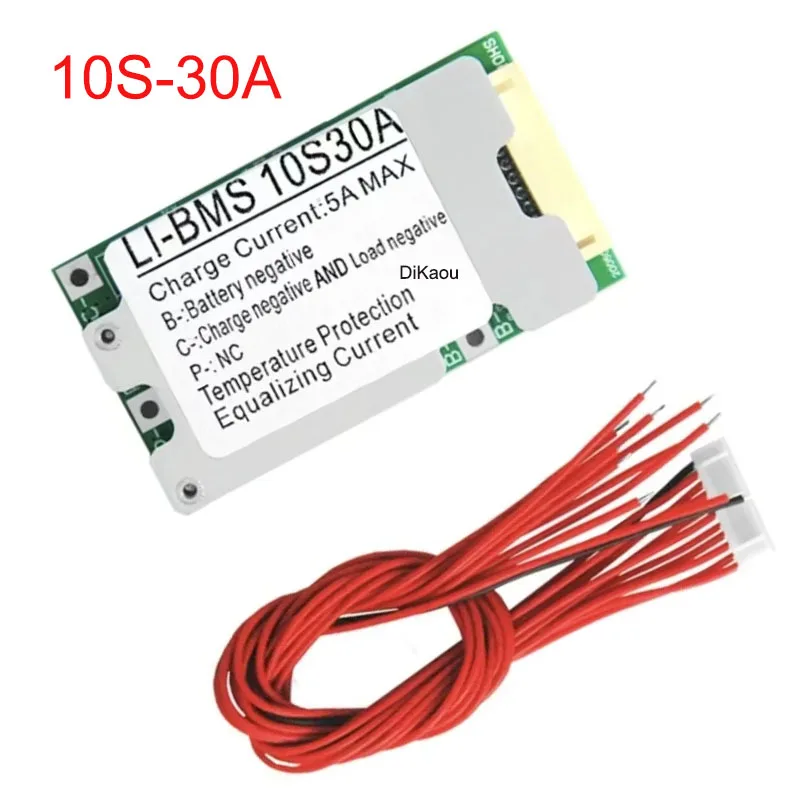 

10S36V BMS WithBalanced NTC15A30A Charge and Discharge BMS Protection Board Suitable for Electric Bicycles and Electric Scooters
