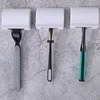 Razor Holder Box Dustproof Shaving Tool Organizers Shelf Wall Mounted Bathroom Set Men Shaver Rack Cap Plastic Suction Cup 2