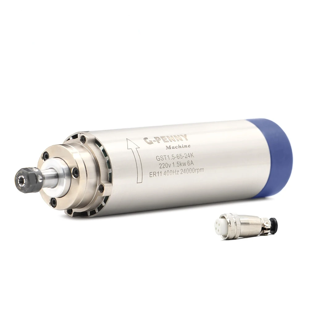 

1.5kw ER11 D65 220v/380v air cooled spindle motor spindle cnc router