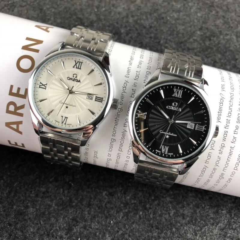 

Часы наручные кварцевые для мужчин и женщин, роскошные классические большие, с бриллиантами в ретро стиле