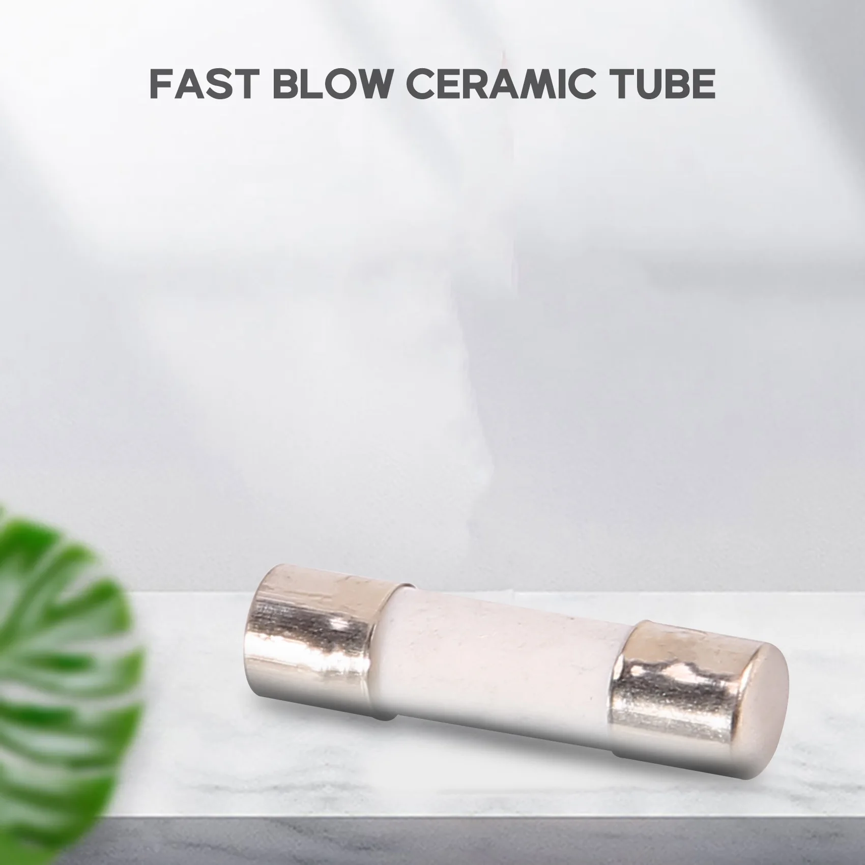 10Pcs 250V 0.5A 500mA Fast Blow Ceramic Fuses Tubes 5mm x 20mm