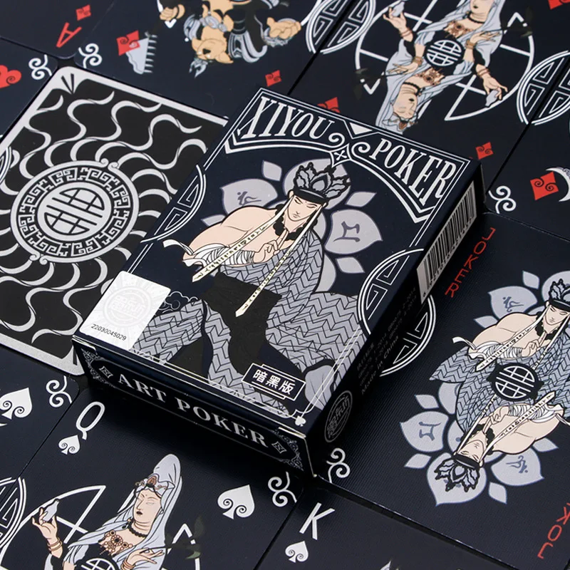 Chinese Four Famous Novels Journey to the West Playing Cards Plastic Box Sun Wukong Collection Poker Set