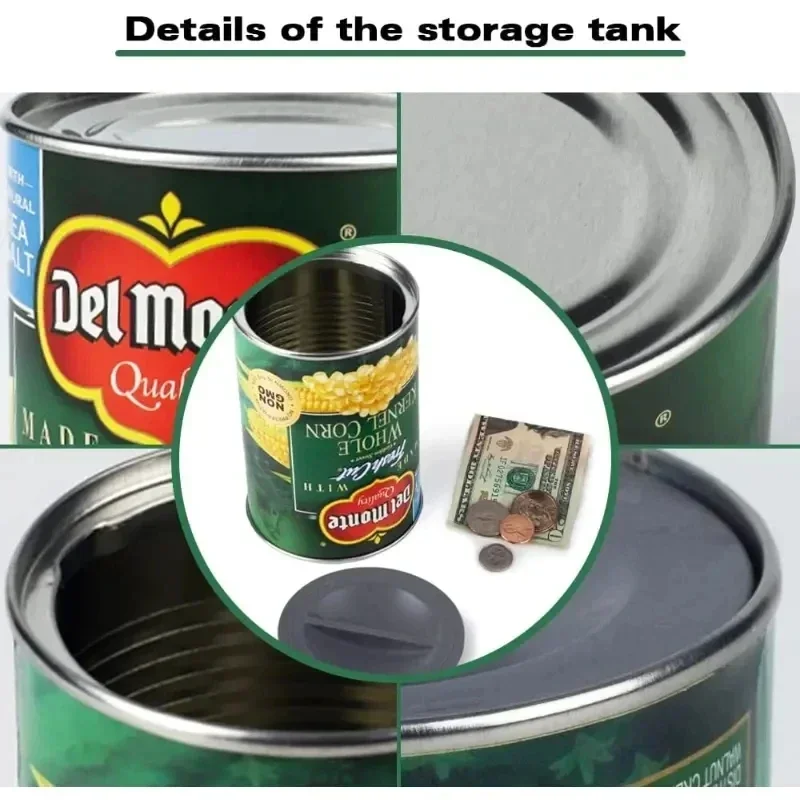 Corn Can Fun Safe Hidden Safe Compartment Diversion Safe Food Cans Secret Stash Hiding Container Kitchen Hide Cash Hidden 3