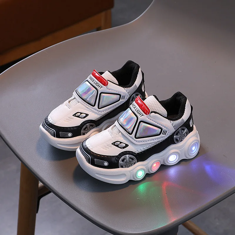 Sports Shoes Kids Sneakers Kids Shoes Kids Sports Shoes Kids Flats Children Non-slip Sneakers Boys Girls Soft Bottom Flats Toddler Breathable Walking