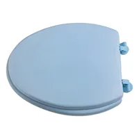 Removable Toilet Cover EVA Toilet Pad Resistant To Moisture Stylish Bathroom Decor Blue Cover For Standard Toilets 2