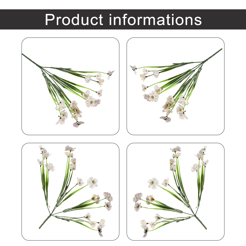 

Artificial Flowers Plastic Plants Outdoor Garden Porch Decor Fake Flower Home Party Wedding DIY Decorative Floral Decoration