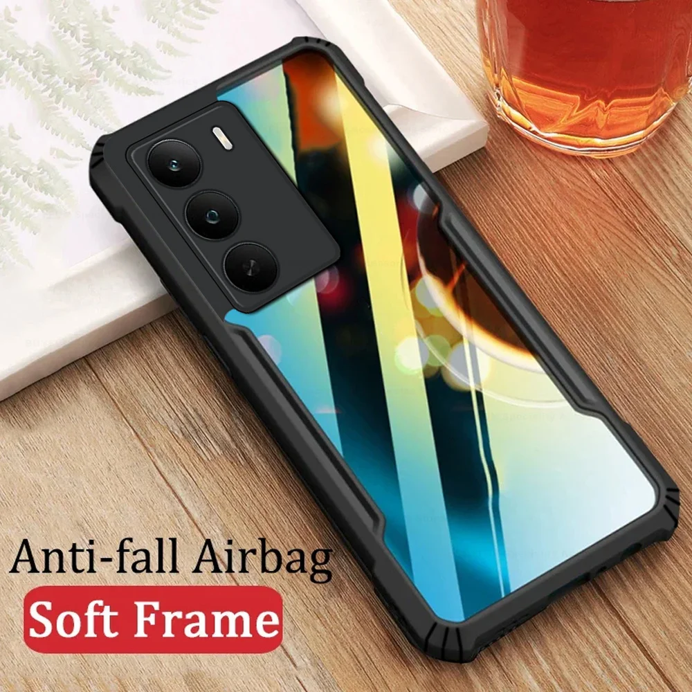 Clear Acrylic Back Cover with Camera Protection - Phone Shell Case