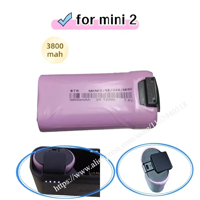 Batterie rechargeable haute capacité pour drone DJI Mini 1/2/3/4 Pro, offrant une autonomie longue durée.