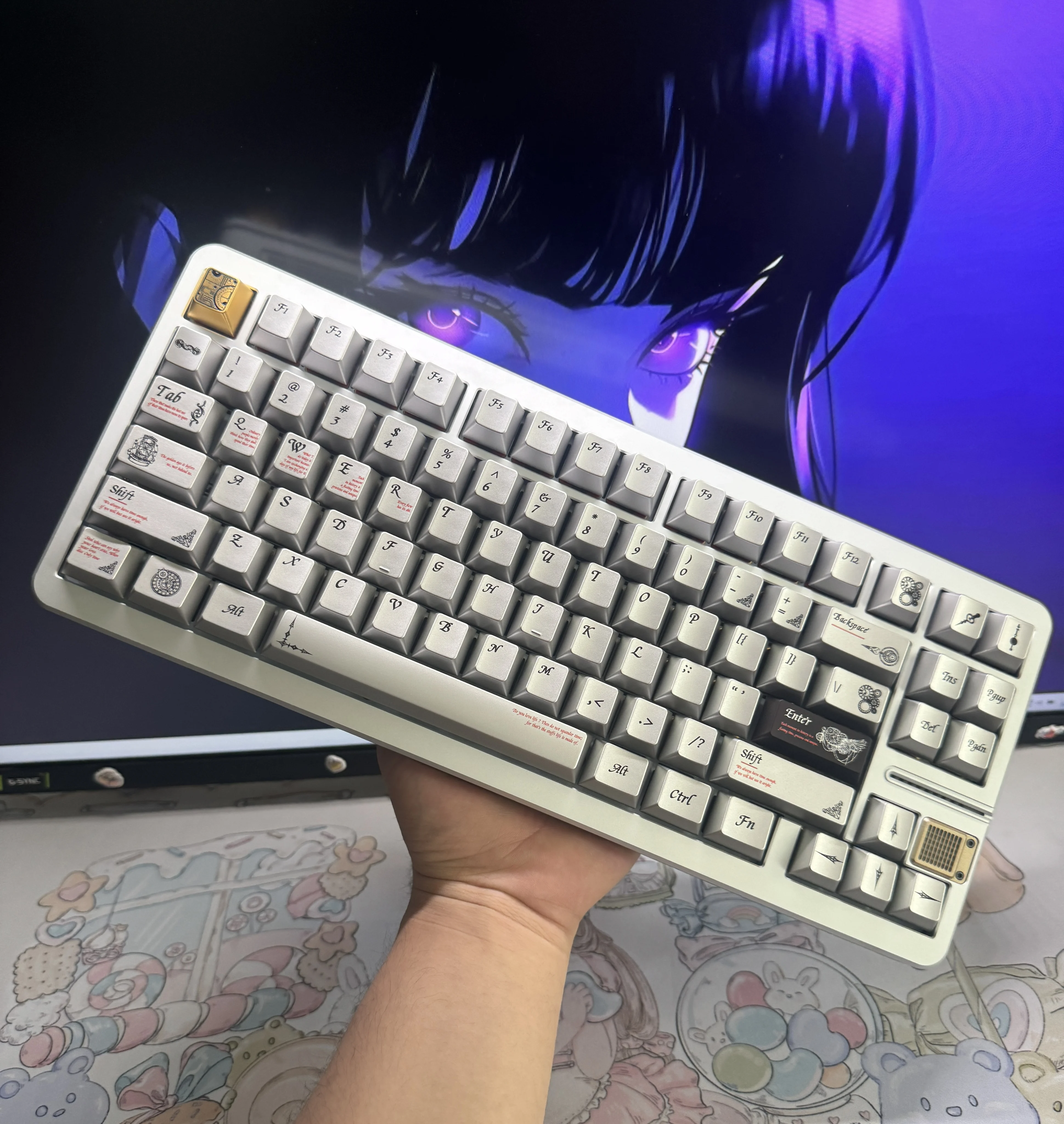 KBDfans Wooting80HE キーボードケース アルミニウム ランプ GT-80