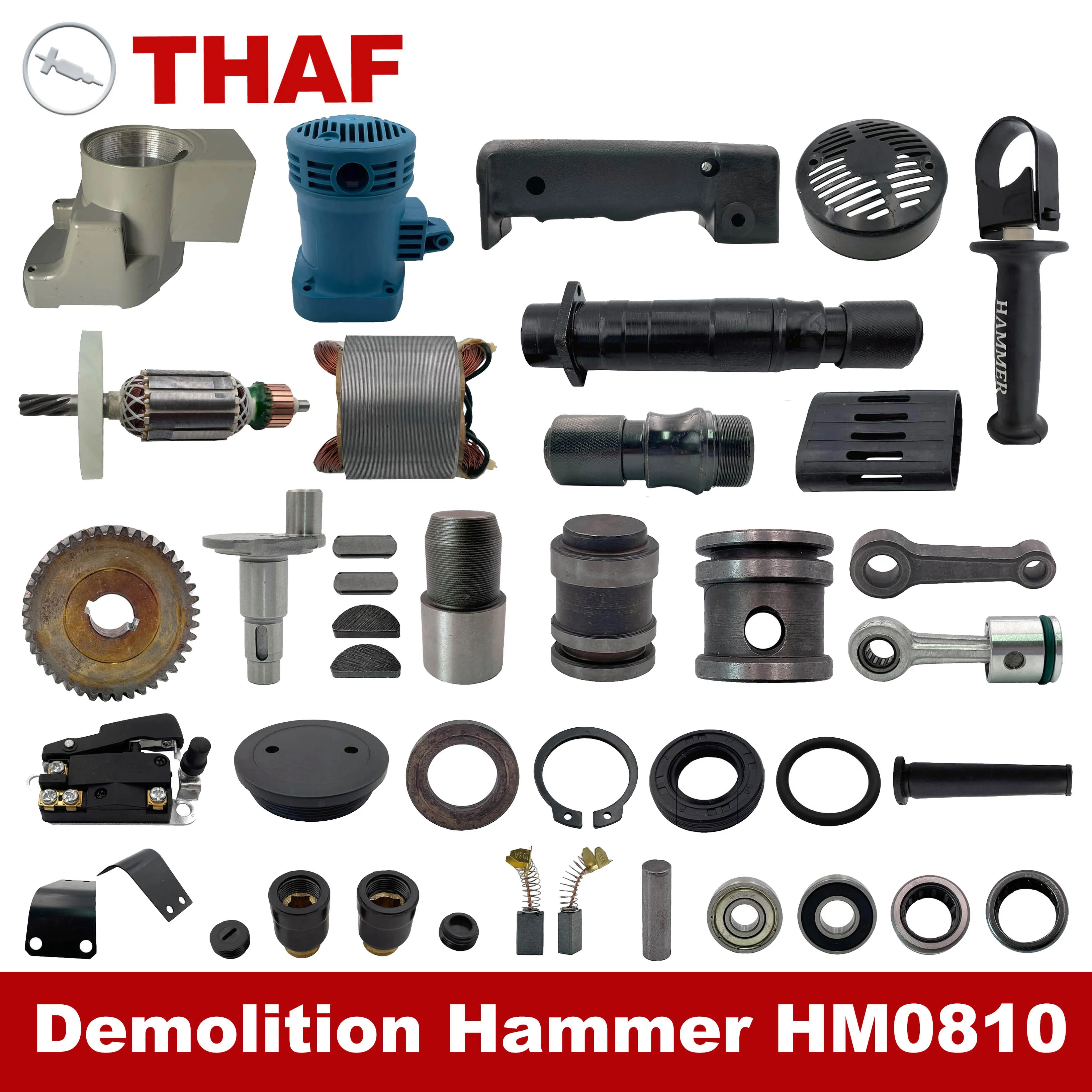 Piezas de Repuesto de tapa de aceite para martillo de Makita HM0810 C02 - AliExpress Herramientas